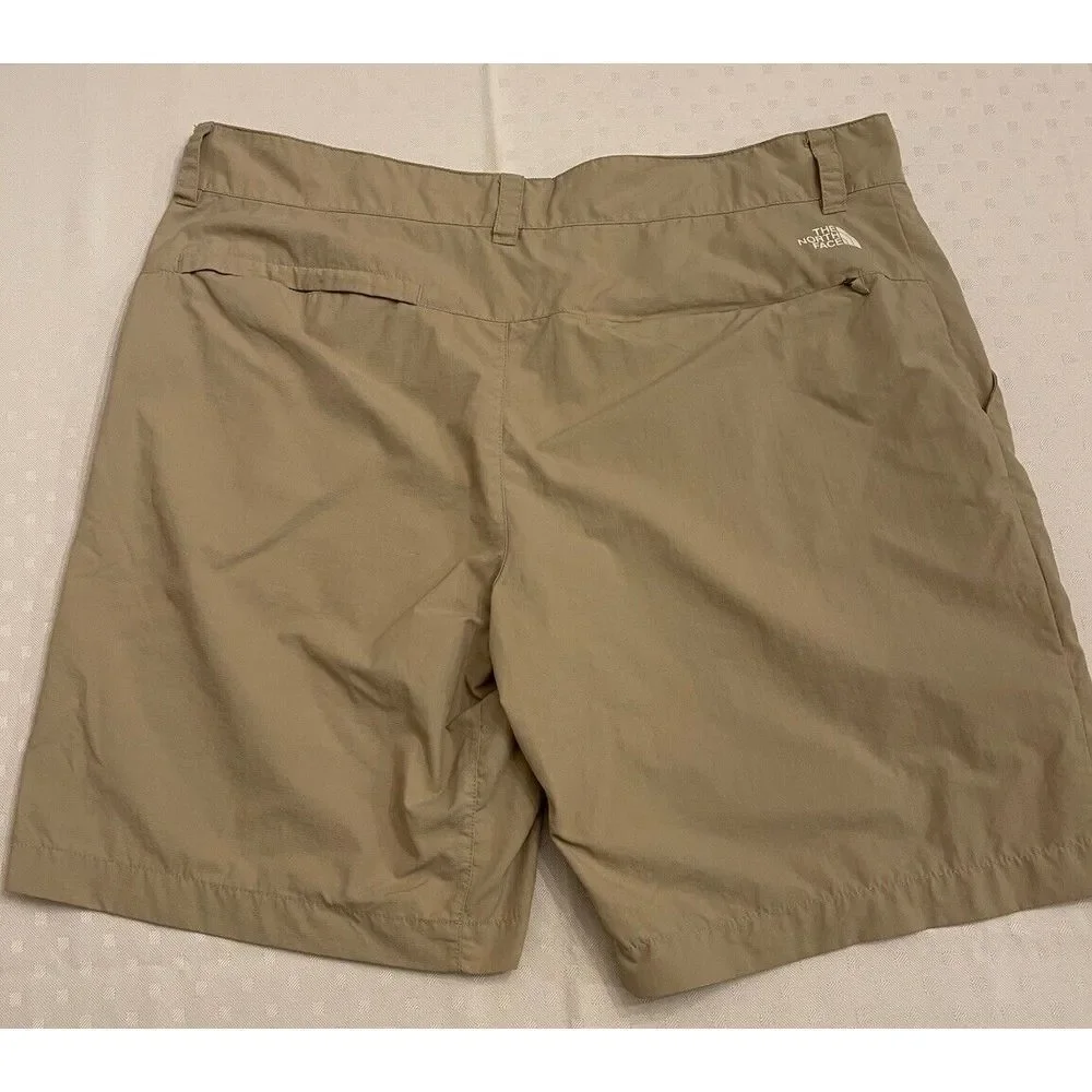 The North‎ Face Cargo Shorts Mens 40 Khaki Ripstop Lightweight Hiking 100% Nylon